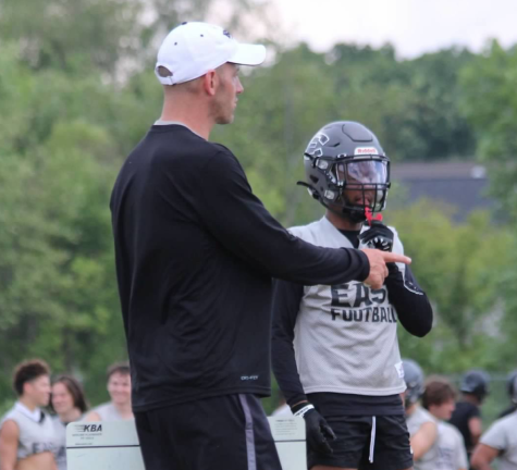 Assistant Coach Mark Nowicki. Photo by Football Booster Club.