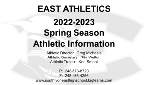 Spring Sports Information 2023