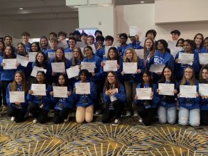 2024 Deca members who attended the state conference.