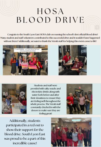 East Hosts 1st Annual HOSA Blood Drive